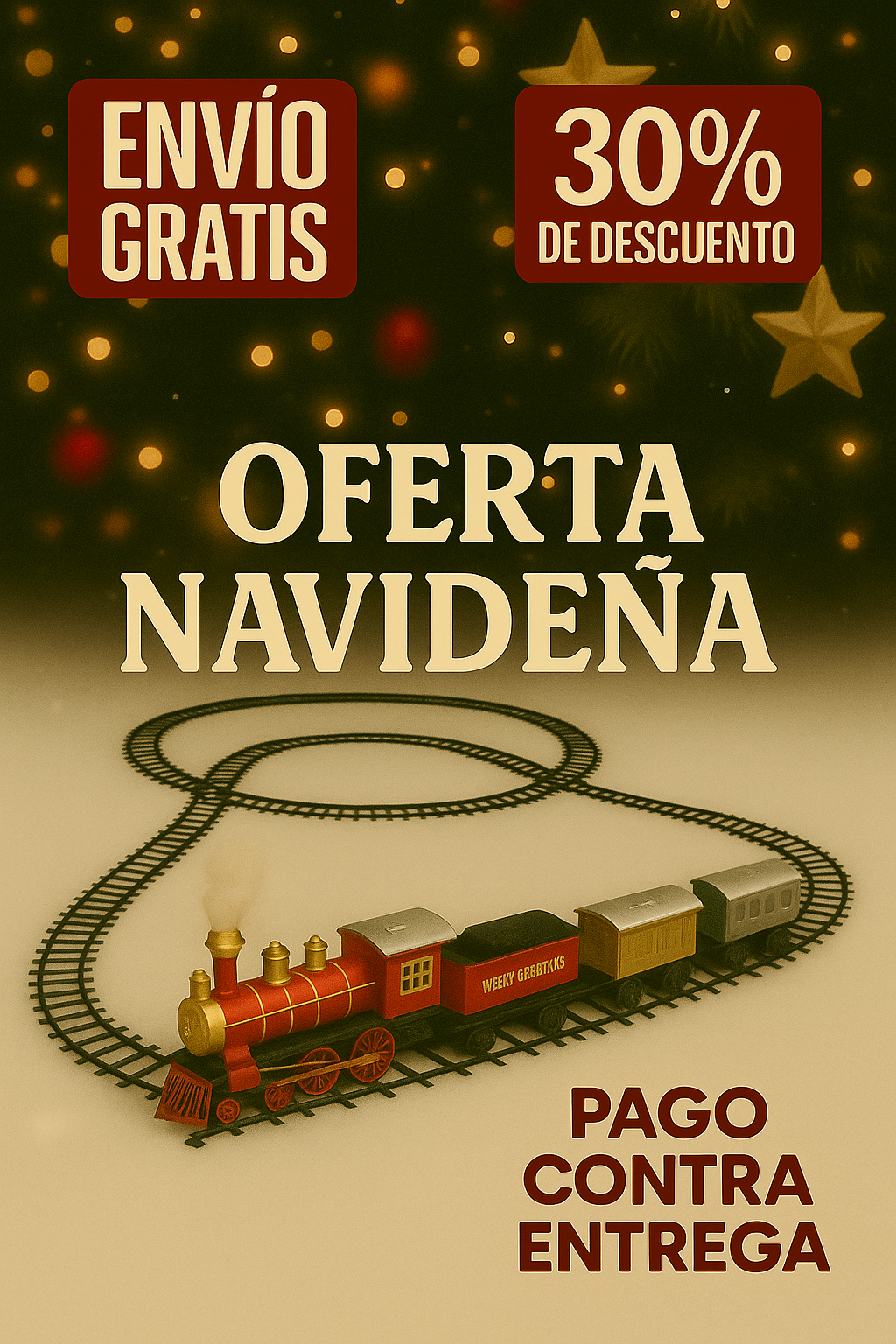 TREN CON LUCES Y HUMO numero 3