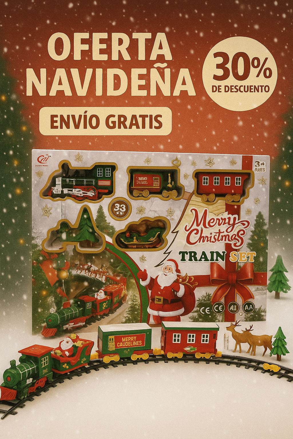 TREN NAVIDEÑO ARBOL Nª1